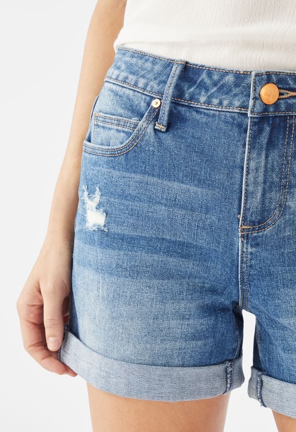 Boyfriend Denim Shorts in Boyfriend Denim Shorts Get great deals at