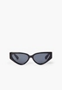 Curved Cateye Sunglasses