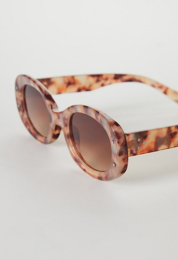 Oversized Oval Sunglasses Bags & Accessories in Blush Tortoise Get