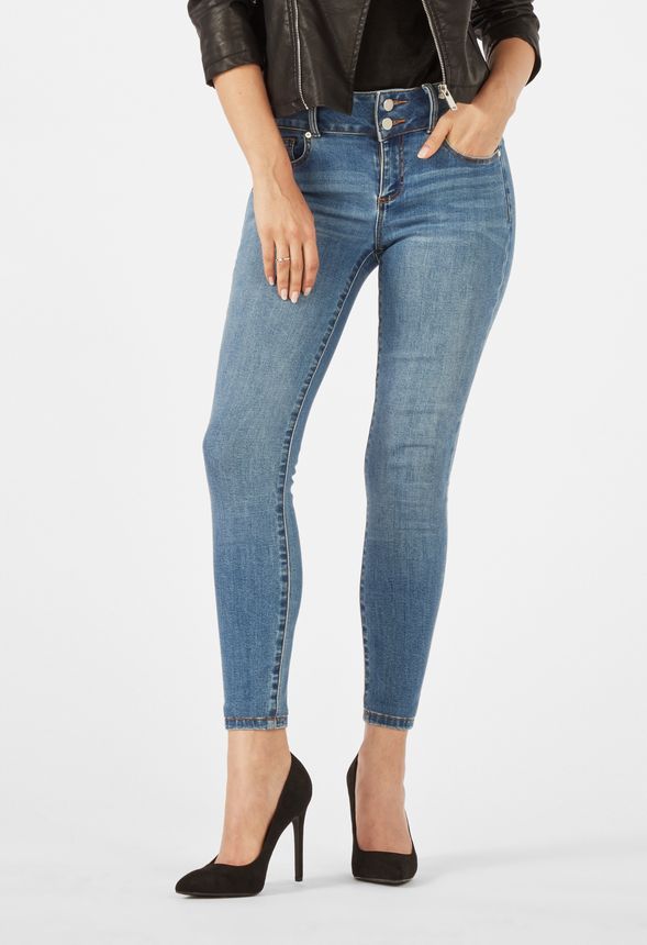 Booty Lifter Skinny Jeans in MEDIUM WASH - Get great deals at JustFab