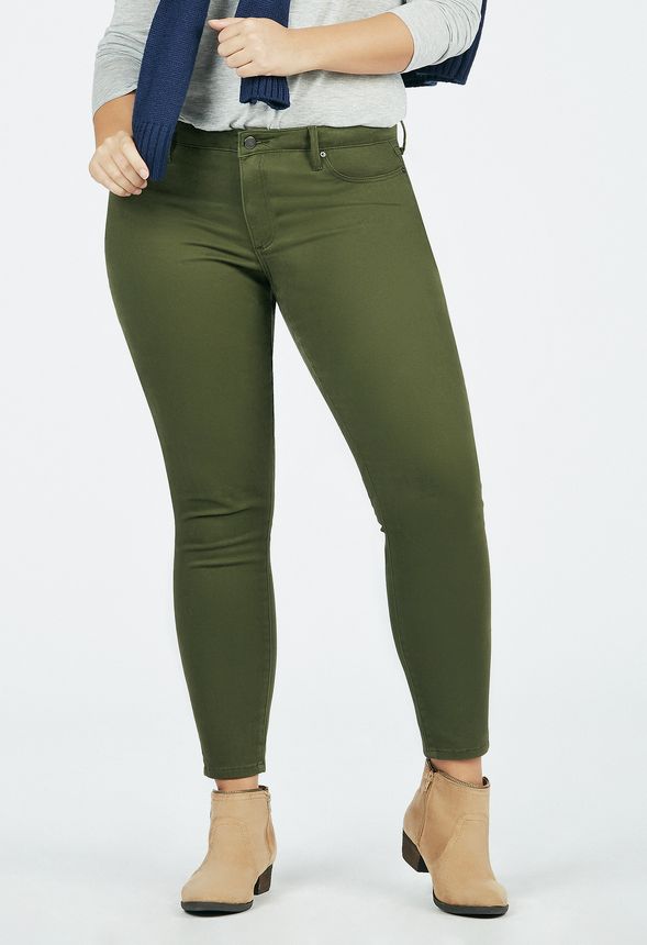 Twill Ankle Skinny in Twill Ankle Skinny - Get great deals at JustFab