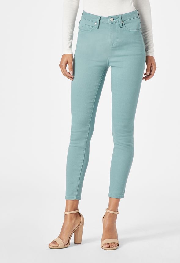 High-Waisted Ankle Grazer Jeans