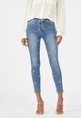 Skinny Ankle Grazer Jeans With Embroidery