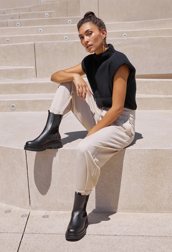 justfab chelsea boots