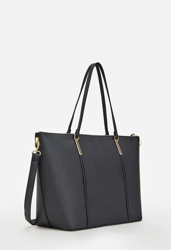 Lief Tote in Black - Get great deals at JustFab