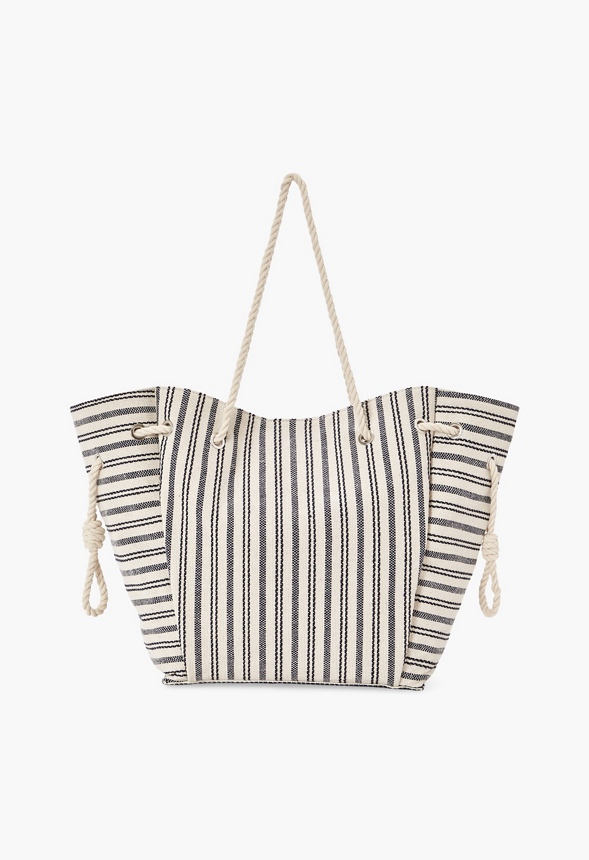 Knotted Drawstring Tote Bags & Accessories in Stripe - Get great deals ...