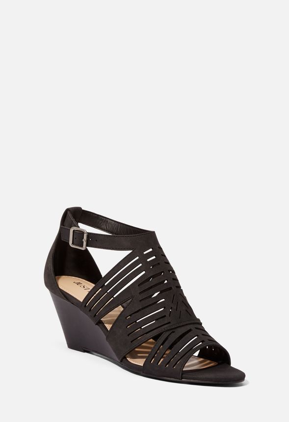 Making Plans Low Wedge in Black - Get great deals at JustFab