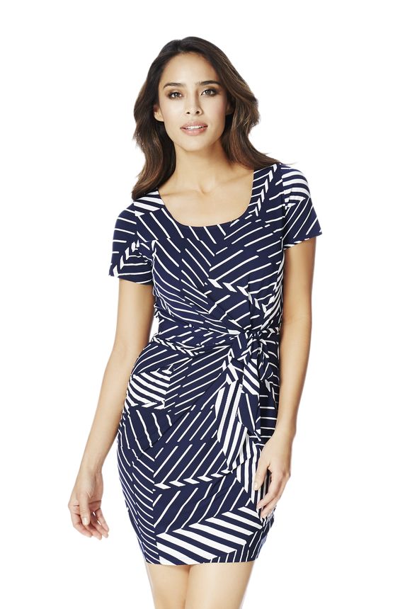 Tied Wrap Dress in Tied Wrap Dress - Get great deals at JustFab