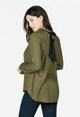 Back Bow Shirt in Dark Olive - Get great deals at JustFab
