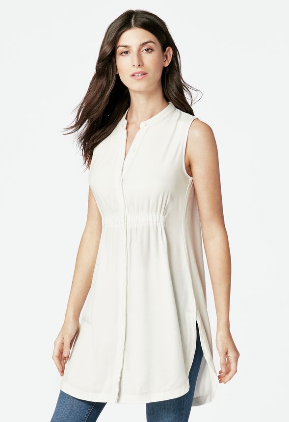 Button Down Tunic in Button Down Tunic - Get great deals at JustFab
