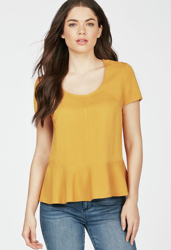 Peplum Blouse in Peplum Blouse - Get great deals at JustFab