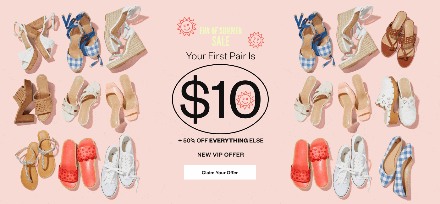 Summer Sale. Your First Pair For $10. Plus 50% Off Everything Else. New VIP offer
