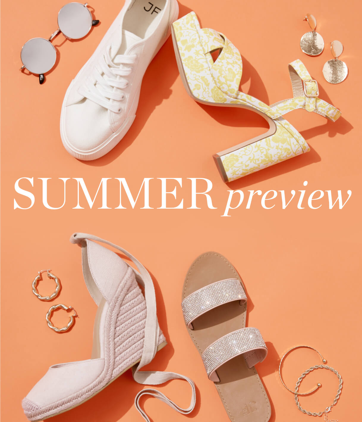 Summer preview. Block Heel Sandals Wedges and Flat Sandals