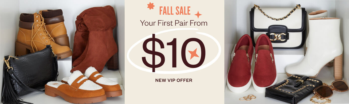 Fall Sale. Your First Pair For $10. Plus 50% Off Everything Else. New VIP offer