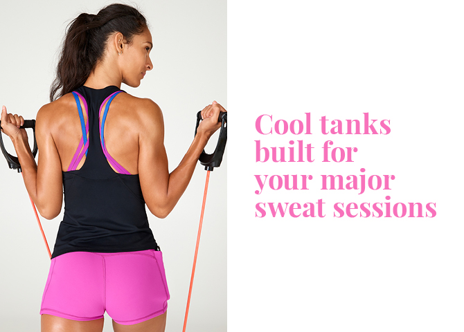 cropped active tank tops